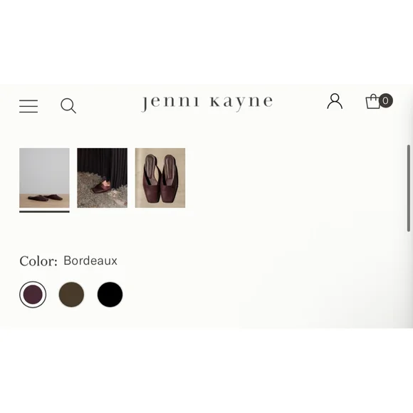 NWOB Jenni Kayne Mia Mule Bordeaux 38/8 - Picture 5 of 9